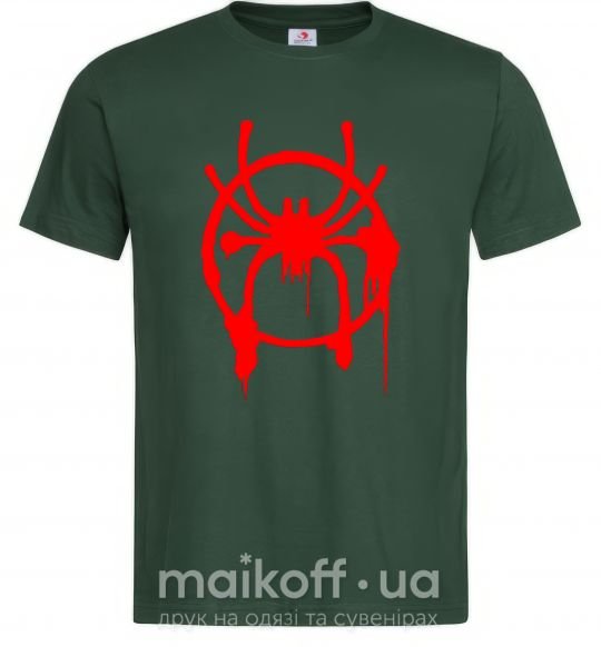 Мужская футболка Паук Майлз Моралес Темно-зеленый фото