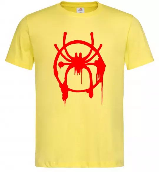 Чоловіча футболка Паук Майлз Моралес Лимонний фото
