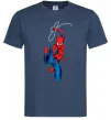 Чоловіча футболка Людина павук з павутиною Темно-синій Чоловіча футболка Людина павук з павутиною Темно-синій фото