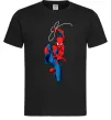 Чоловіча футболка Людина павук з павутиною Чорний Чоловіча футболка Людина павук з павутиною Чорний фото