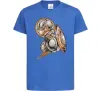 Дитяча футболка Капітан Америка Щит Марвел Яскраво-синій фото