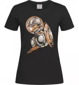 Женская футболка Капітан Америка Щит Марвел Черный фото