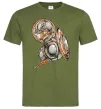 Мужская футболка Капітан Америка Щит Марвел Оливковый Мужская футболка Капітан Америка Щит Марвел Оливковый фото