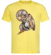 Мужская футболка Капітан Америка Щит Марвел Лимонный Мужская футболка Капітан Америка Щит Марвел Лимонный фото