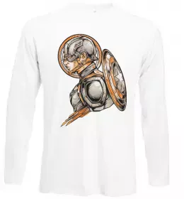 Лонгслів Капітан Америка Щит Марвел Білий фото