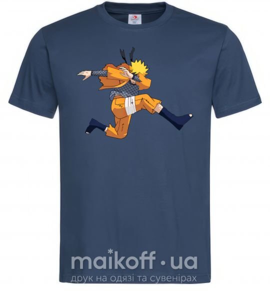 Чоловіча футболка Naruto dabbing дэб Темно-синій фото