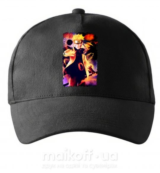 Кепка Naruto Kakasi аниме Чорний фото
