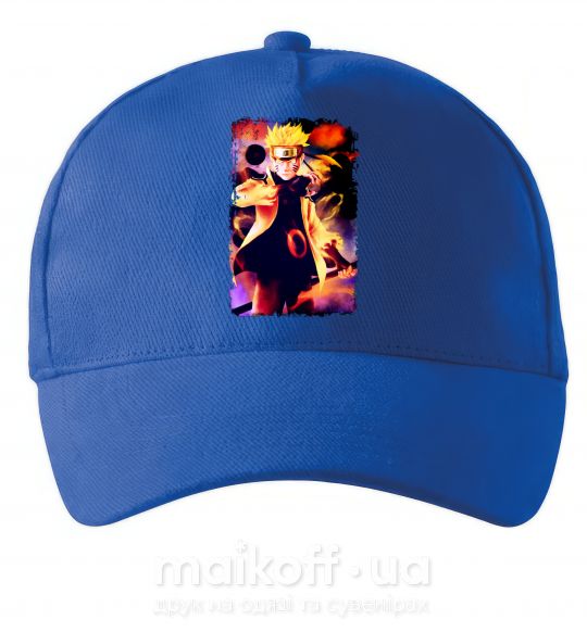 Кепка Naruto Kakasi аниме Ярко-синий фото