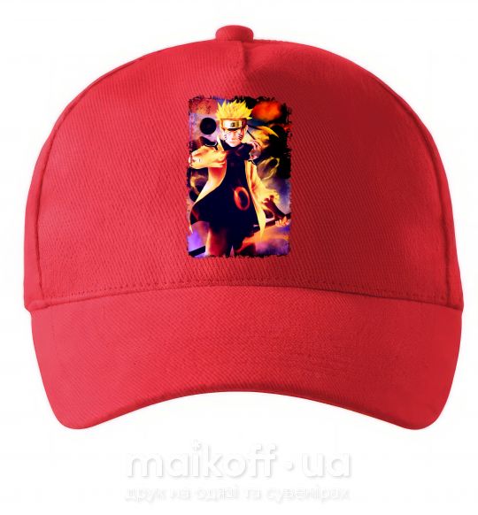 Кепка Naruto Kakasi аниме Красный фото