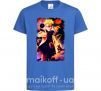 Детская футболка Naruto Kakasi аниме Ярко-синий фото