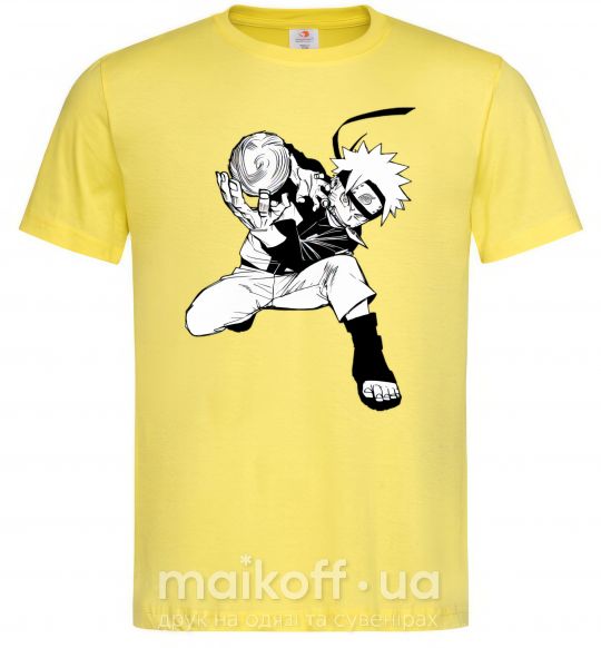 Мужская футболка Наруто Разенгаг аниме манга Лимонный фото