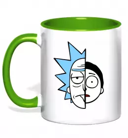 Чашка с цветной ручкой