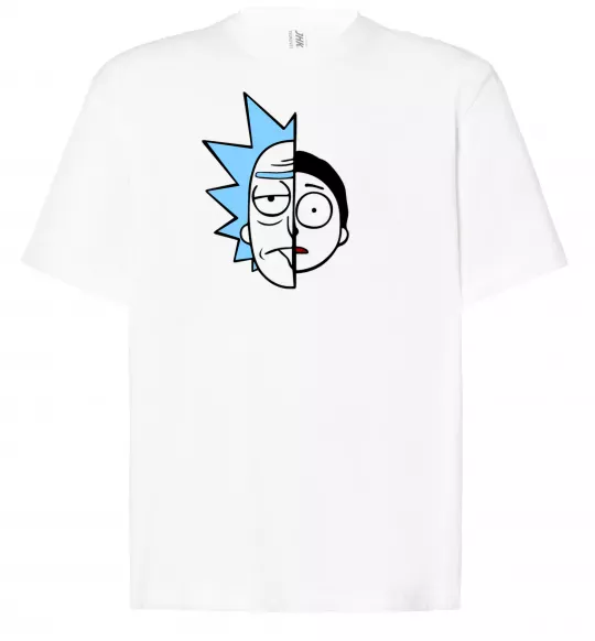 Футболка Оверсайз Rick and Morty Білий фото