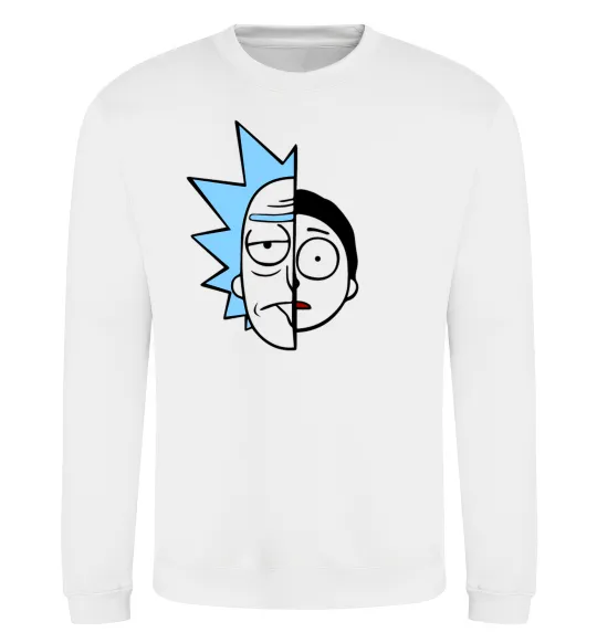 Свитшот Rick and Morty Белый фото