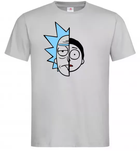Чоловіча футболка Rick and Morty Сірий фото