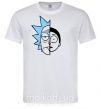 Мужская футболка Rick and Morty Белый фото