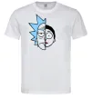 Чоловіча футболка Rick and Morty Білий фото