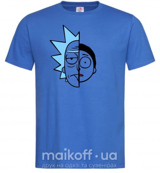 Мужская футболка Rick and Morty Ярко-синий фото