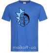 Мужская футболка Rick and Morty Ярко-синий фото
