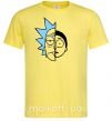Чоловіча футболка Rick and Morty Лимонний фото