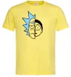 Чоловіча футболка Rick and Morty Лимонний фото