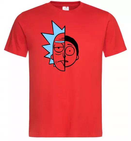 Чоловіча футболка Rick and Morty Червоний фото