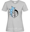 Женская футболка Rick and Morty Серый фото