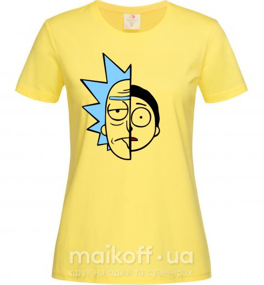 Жіноча футболка Rick and Morty Лимонний фото
