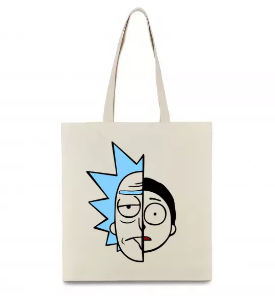 Эко-сумка Rick and Morty Бежевый фото