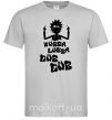 Мужская футболка Rick WUBBA LUBBA DUB DUB Серый фото
