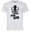 Мужская футболка Rick WUBBA LUBBA DUB DUB Белый фото