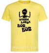 Мужская футболка Rick WUBBA LUBBA DUB DUB Лимонный фото