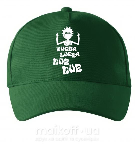 Кепка Rick WUBBA LUBBA DUB DUB Темно-зеленый фото
