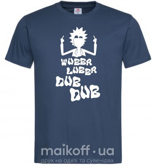 Чоловіча футболка Rick WUBBA LUBBA DUB DUB Темно-синій фото