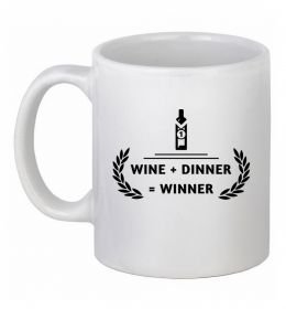 Чашка керамічна wine dinner winner