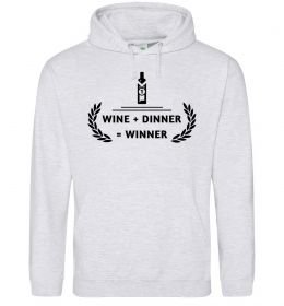 Мужская толстовка (худи) wine dinner winner Мужская толстовка (худи) wine dinner winner