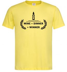 Чоловіча футболка wine dinner winner Чоловіча футболка wine dinner winner