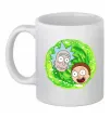 Чашка керамічна Рік і Морті RIck and Morty портал Білий Чашка керамічна Рік і Морті RIck and Morty портал Білий фото