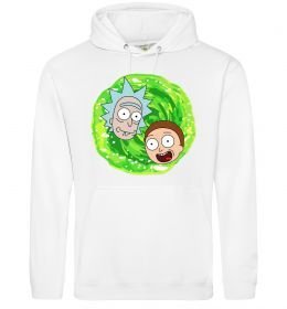 Чоловіча толстовка (худі) Рік і Морті RIck and Morty портал