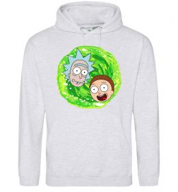 Женская толстовка (худи) Рік і Морті RIck and Morty портал