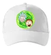 Кепка Рік і Морті RIck and Morty портал Білий Кепка Рік і Морті RIck and Morty портал Білий фото