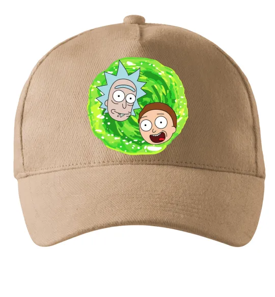 Кепка Рік і Морті RIck and Morty портал Песочный фото