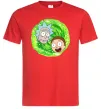 Чоловіча футболка Рік і Морті RIck and Morty портал Червоний фото