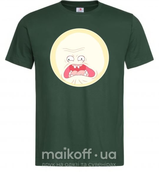 Мужская футболка Рик и Морти солнце кричи цуи Темно-зеленый фото