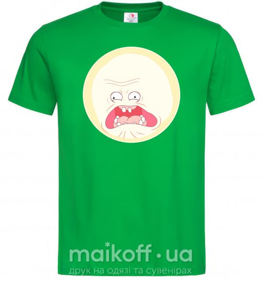 Мужская футболка Рик и Морти солнце кричи цуи Зеленый фото