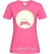 Жіноча футболка Рик и Морти солнце кричи цуи Яскраво-рожевий фото
