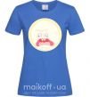 Женская футболка Рик и Морти солнце кричи цуи Ярко-синий фото