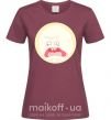 Женская футболка Рик и Морти солнце кричи цуи Бордовый фото