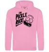 Чоловіча толстовка (худі) Pickle Rick Рожевий фото