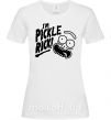 Женская футболка Pickle Rick Белый фото